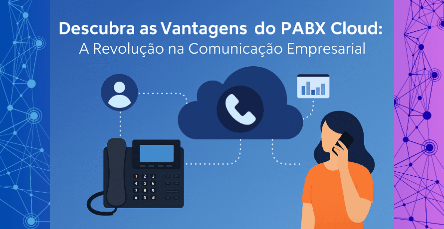Sistema de telefonia PABX Cloud em operação com equipe remota