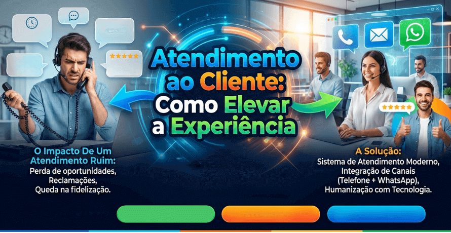 Atendimento ao Cliente eficiente com integração de canais, tecnologia e foco na experiência do consumidor.