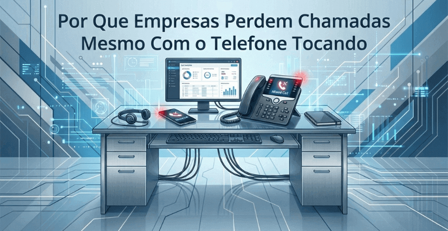 Empresas perdem chamadas no atendimento telefônico corporativo.