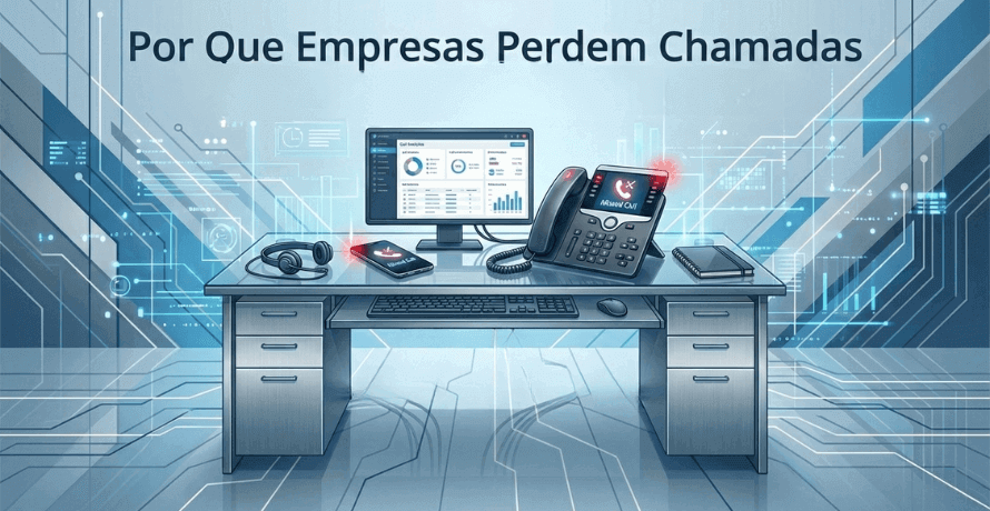 Empresas perdem chamadas no atendimento telefônico corporativo.