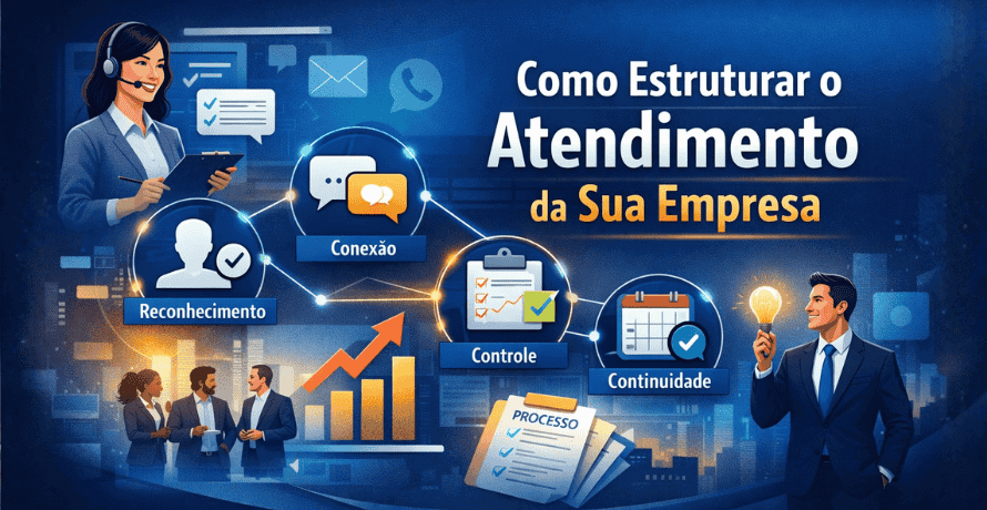 Estruturar atendimento da empresa com processo organizado, controle de contatos e fluxo de conversão eficiente.
